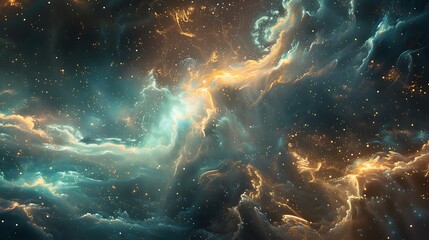 Fototapeta premium Animation view to travelling across the universe in moving