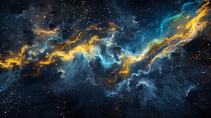 Fototapeta premium Animation view to travelling across the universe in moving