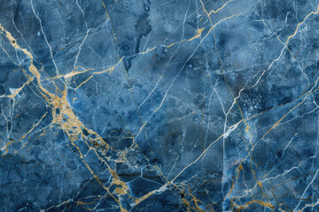 Detailed Blue Marbled Texture.