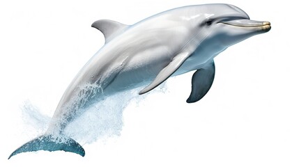 Obraz premium dolphin isolated on white