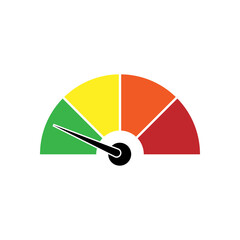 Low Risk Icon. Parameter, Indicator Symbol. 