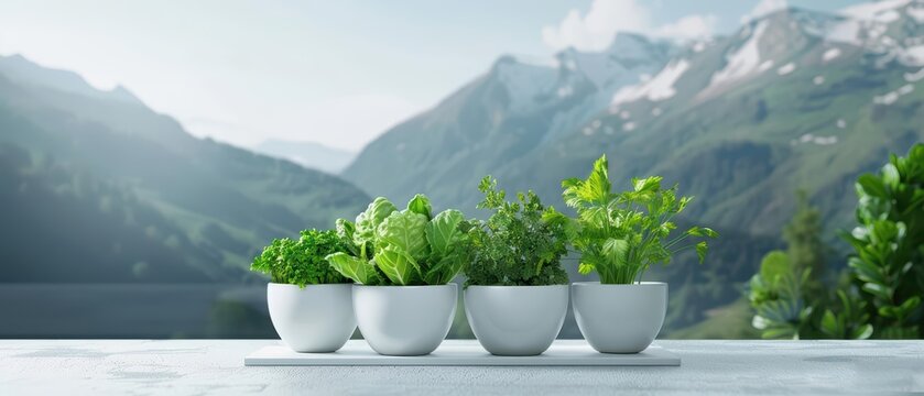 A conceptual kitchen where vegetableheaded chefs prepare meals using vegetables that magically replenish themselves