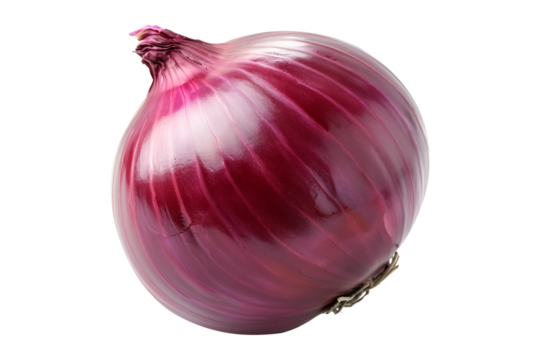 Fresh organic red shallot isolated on white background, onion ideal for healthy cooking and culinary use.