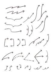 使える手描き矢印104