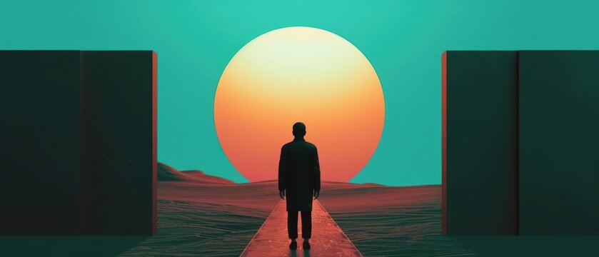 A futuristic advertising agency where marketers use enchanted vintage posters that magically adapt to modern trends