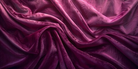 Obraz premium Luxurious Maroon Velvet Curtain Backdrop for Product Presentation