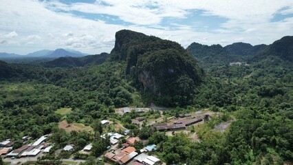 Fototapeta premium The Fairy Cave and Wind Cave of Bau, Sarawak, Borneo, Malaysia