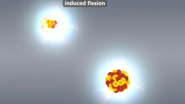 Induced fission