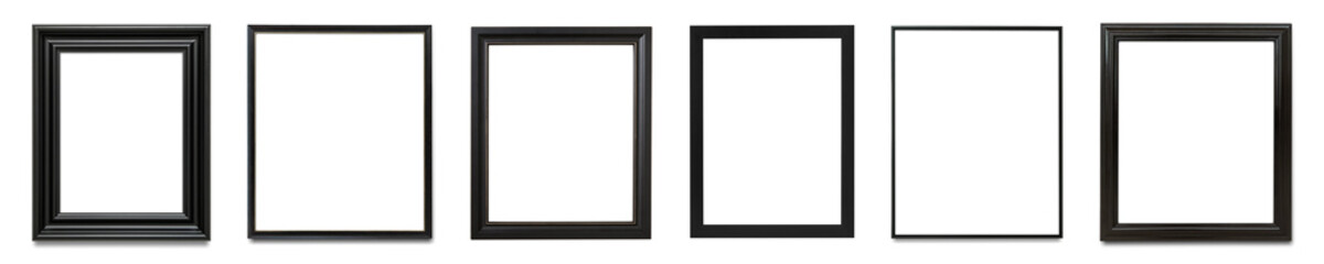 Obraz premium Rectangle black frame set