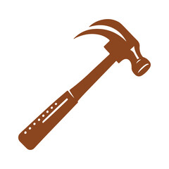 Black Hammer Silhouette: Iconic Tool Graphic for DIY and Construction Projects
