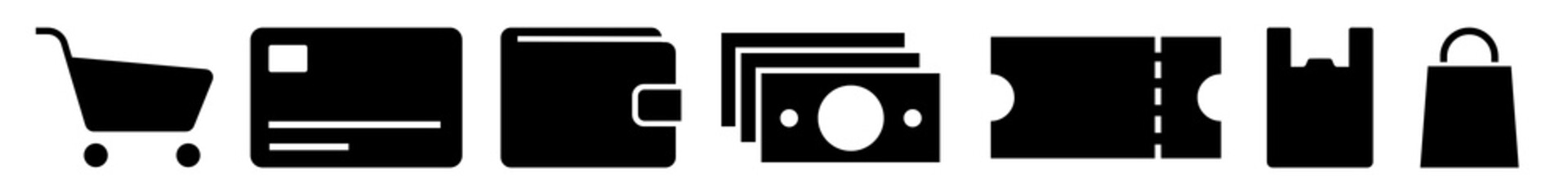 PNG simple flat icon  cut out element set