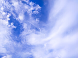 blue sky with clouds
