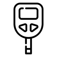 sugar blood Line Icon