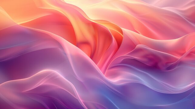 A moment of serendipity captured in soft gradients and gentle curves, suggesting delightful surprises and chance encounters. Perfect for creative inspiration.