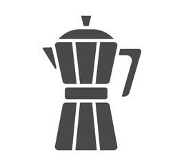 Coffee maker. Flat illustration. White background. 