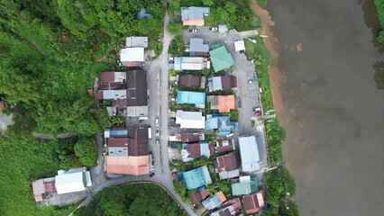 The Batu Kitang River and Surrounding Villages