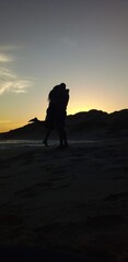 Fototapeta premium silhouette of a person