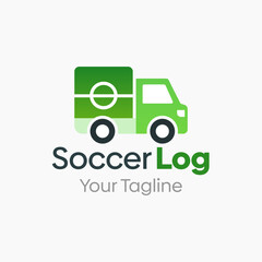 Soccer Logistic Logo Vector Template Design. Good for Business, Startup, Agency, and Organization