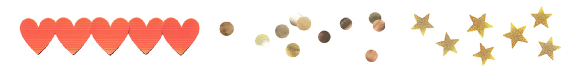 Vintage scrapbook decoration png cut out element set