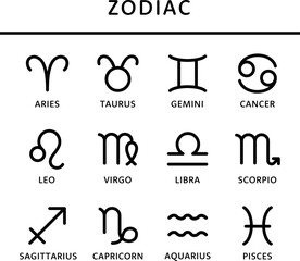 12星座　アイコンセット