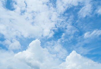 Nature Sky Cloud Blue Background Paronama Web Cloudy summer Winter Season Day, Light Beauty Horizon Spring Brigth Gradient Calm Abstract Backdrop Air Nature View Wallpaper Landscap Environment.