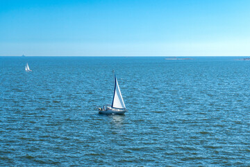 sailboat on the ocean