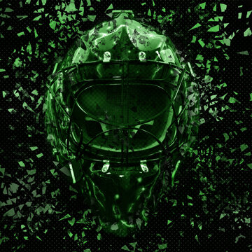 Ice hockey goalie mask