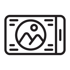 Mobile Phone line icon