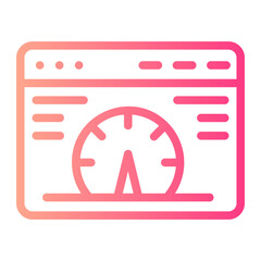 speedometer gradient icon