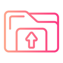 upload gradient icon