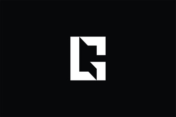 Fototapeta premium initial letter G power energy Universal elegant vector emblem Premium business logotype, letter G lightning bolt iconic logo