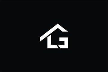 initial letter G home icon swoosh logo, letter G home roof Architecture logo design, Vector construction company brand design template. Architect and Construction vector