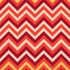 seamless pattern of chevron design with alternating solid and patterned stripes, Generative AI