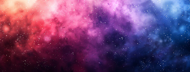 Obraz premium wide colourful watercolour textured background with smoke effect