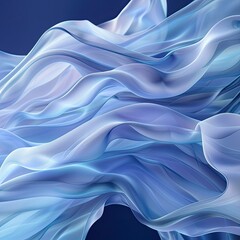 Obraz premium 3d abstract wave shape, fluid motion backgrounds