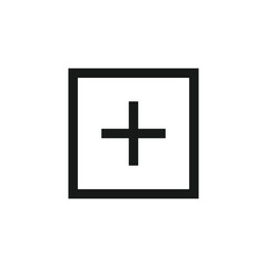 New, Plus, Add icon button. Set of plus icons.Create icon symbol. Vector illustration