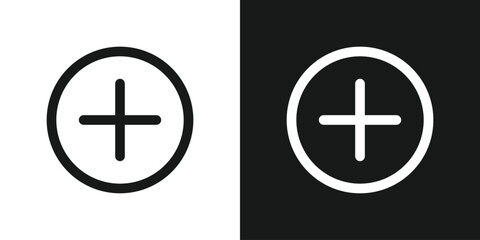 Add new vector flat outline icon set