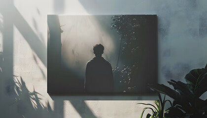 Fototapeta premium Canvas mockup