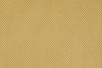 Plain yellow velour upholstery fabric, fleecy jacquard with pattern weave texture background