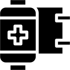 Obraz premium Bandage Roll, Healthcare And Medical, Gauze, Medical Equipment Icon