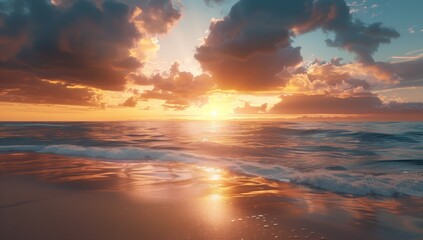 High-Resolution AI-Generated Wallpaper Depicting a Serene Paradise with Expansive Ocean Views, Capturing the Essence of a Tropical Seaside Haven