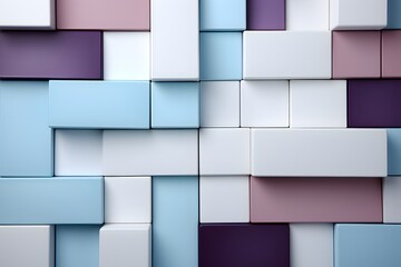 Abstract squares pattern design