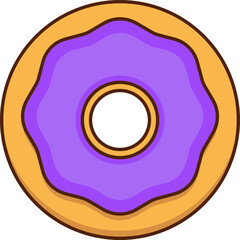 Donut Illustration Simple