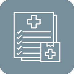 Fototapeta premium Delivery record Icon