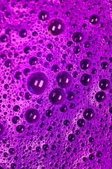 Purple bubbles make a spectacular abstract background