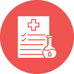 Obraz premium Science report Icon