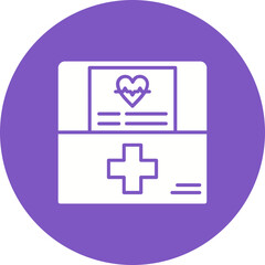 Obraz premium Medical report Icon