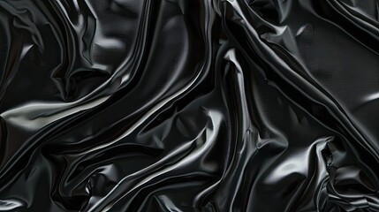 Fototapeta premium Smooth black surface texture, ideal for modern and minimalist digital artwork
