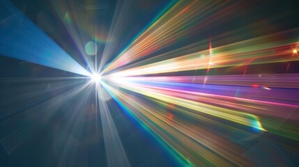 Abstract Light Streaks and Glares