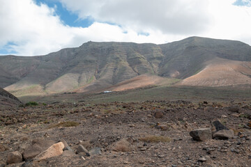 Mountains in area of Famara, Lanzarote, Spain..